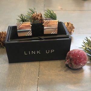 Rose Gold Men’s Cuff Links